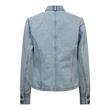 Haute L\' Amitié - Bleached Denim Uniform Jacket - Bleached Denim